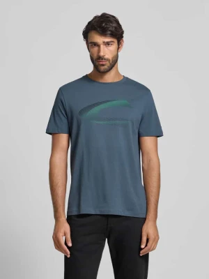T-shirt z nadrukiem z logo camel active