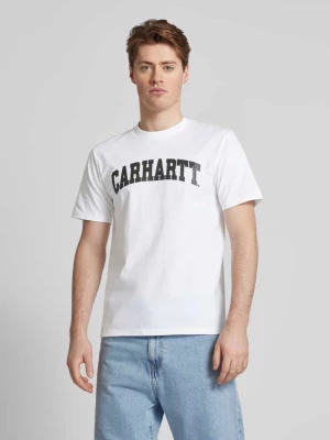 T-shirt z nadrukiem z logo Carhartt Work In Progress