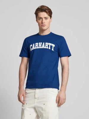 T-shirt z nadrukiem z logo Carhartt Work In Progress