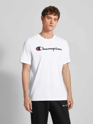 T-shirt z nadrukiem z logo Champion