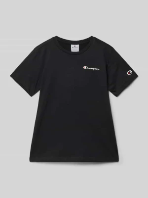 T-shirt z nadrukiem z logo Champion