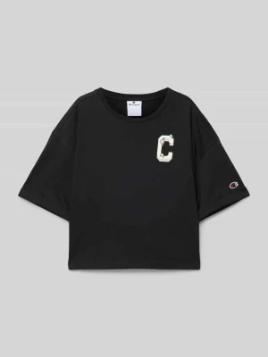 T-shirt z nadrukiem z logo Champion
