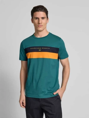 T-shirt z nadrukiem z logo Christian Berg Men