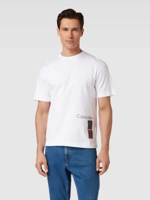 T-shirt z nadrukiem z logo CK Calvin Klein