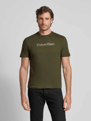 T-shirt z nadrukiem z logo CK Calvin Klein