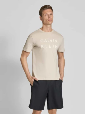 T-shirt z nadrukiem z logo CK Calvin Klein