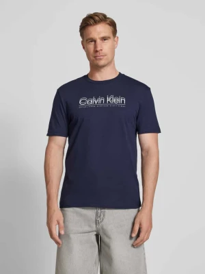 T-shirt z nadrukiem z logo CK Calvin Klein