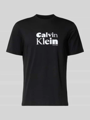 T-shirt z nadrukiem z logo CK Calvin Klein