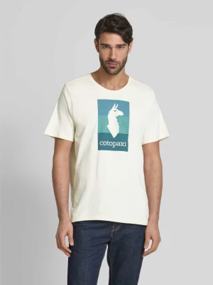 T-shirt z nadrukiem z logo Cotopaxi