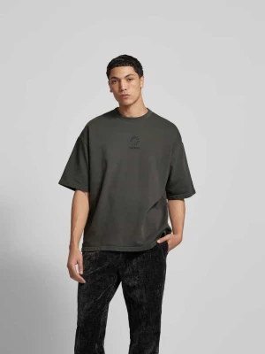 T-shirt z nadrukiem z logo Daily Paper Czarny