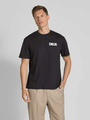 T-shirt z nadrukiem z logo DEUS EX MACHINA