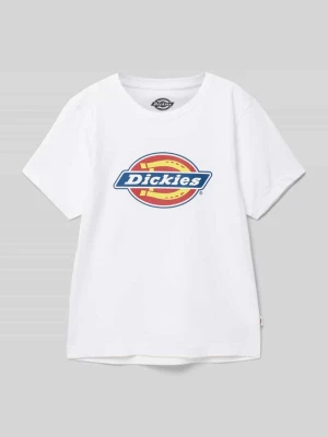 T-shirt z nadrukiem z logo Dickies