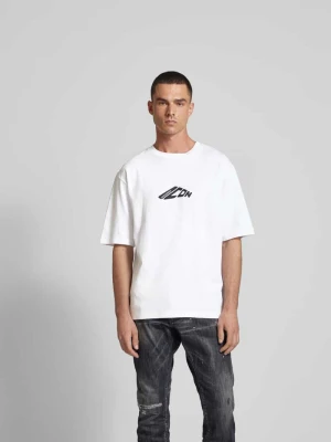 T-shirt z nadrukiem z logo Dsquared2 Biały