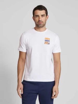 T-shirt z nadrukiem z logo EA7 Emporio Armani