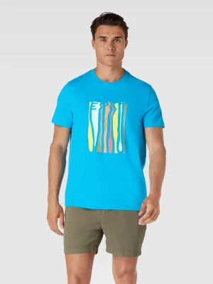 T-shirt z nadrukiem z logo Esprit