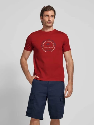 T-shirt z nadrukiem z logo FYNCH-HATTON