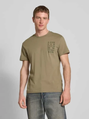 T-shirt z nadrukiem z logo G-Star Raw