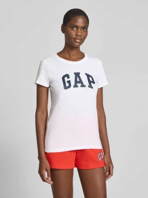 T-shirt z nadrukiem z logo GAP