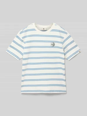 T-shirt z nadrukiem z logo Garcia
