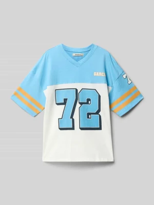 T-shirt z nadrukiem z logo Garcia
