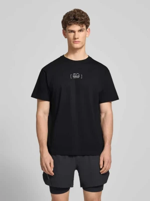 t-shirt z nadrukiem z logo Halo