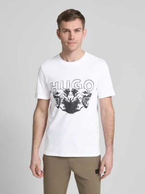 T-shirt z nadrukiem z logo i motywem model ‘Durro’ HUGO