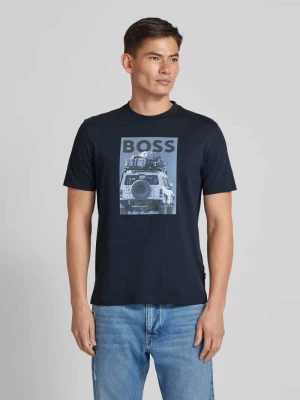 T-shirt z nadrukiem z logo i motywem model ‘mextour’ Boss Orange