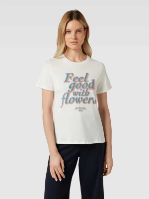 T-shirt z nadrukiem z logo i motywem model ‘YEN’ Weekend Max Mara