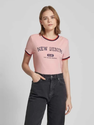 T-shirt z nadrukiem z logo i napisem Tom Tailor Denim