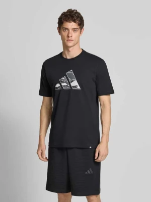 T-shirt z nadrukiem z logo i okrągłym dekoltem ADIDAS SPORTSWEAR