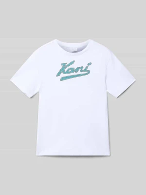 T-shirt z nadrukiem z logo i okrągłym dekoltem Karl Kani