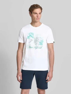 t-shirt z nadrukiem z logo i okrągłym dekoltem PME Legend