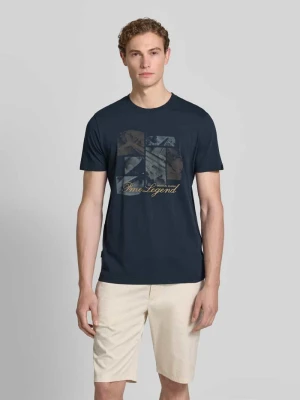 t-shirt z nadrukiem z logo i okrągłym dekoltem PME Legend