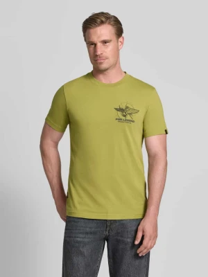 t-shirt z nadrukiem z logo i okrągłym dekoltem PME Legend Zielony