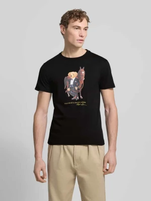 T-shirt z nadrukiem z logo i okrągłym dekoltem Polo Ralph Lauren