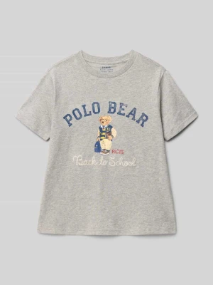 T-shirt z nadrukiem z logo i okrągłym dekoltem Polo Ralph Lauren Teens