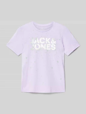 T-shirt z nadrukiem z logo jack & jones