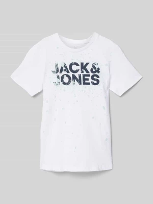 T-shirt z nadrukiem z logo jack & jones