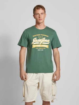 T-shirt z nadrukiem z logo jack & jones