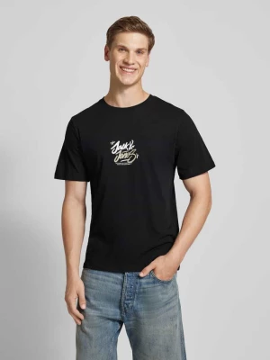 T-shirt z nadrukiem z logo jack & jones