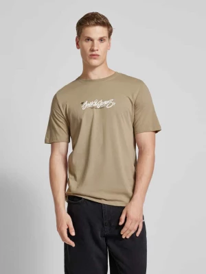 T-shirt z nadrukiem z logo jack & jones