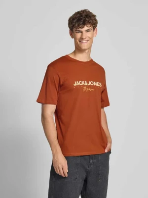 T-shirt z nadrukiem z logo jack & jones