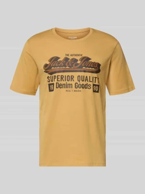 T-shirt z nadrukiem z logo jack & jones