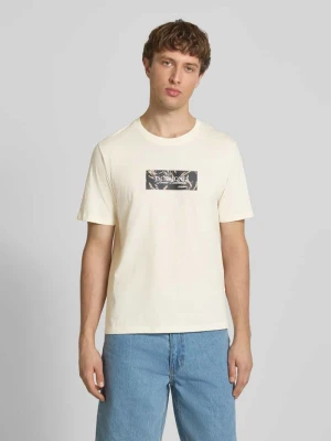 t-shirt z nadrukiem z logo jack & jones