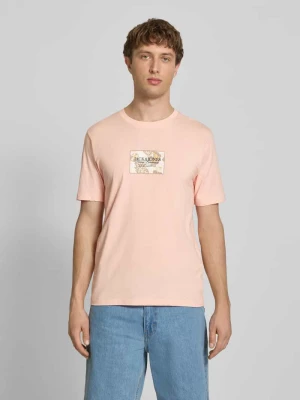 t-shirt z nadrukiem z logo Jack&Jones Morelowy