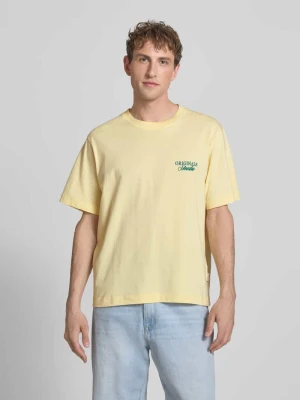 t-shirt z nadrukiem z logo jack & jones