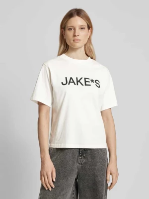 T-shirt z nadrukiem z logo Jake*s Casual