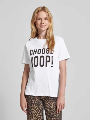 T-shirt z nadrukiem z logo Joop!