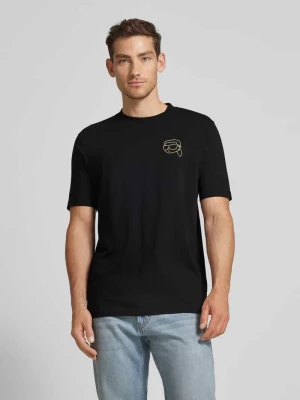 T-shirt z nadrukiem z logo Karl Lagerfeld