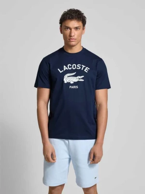 T-shirt z nadrukiem z logo Lacoste